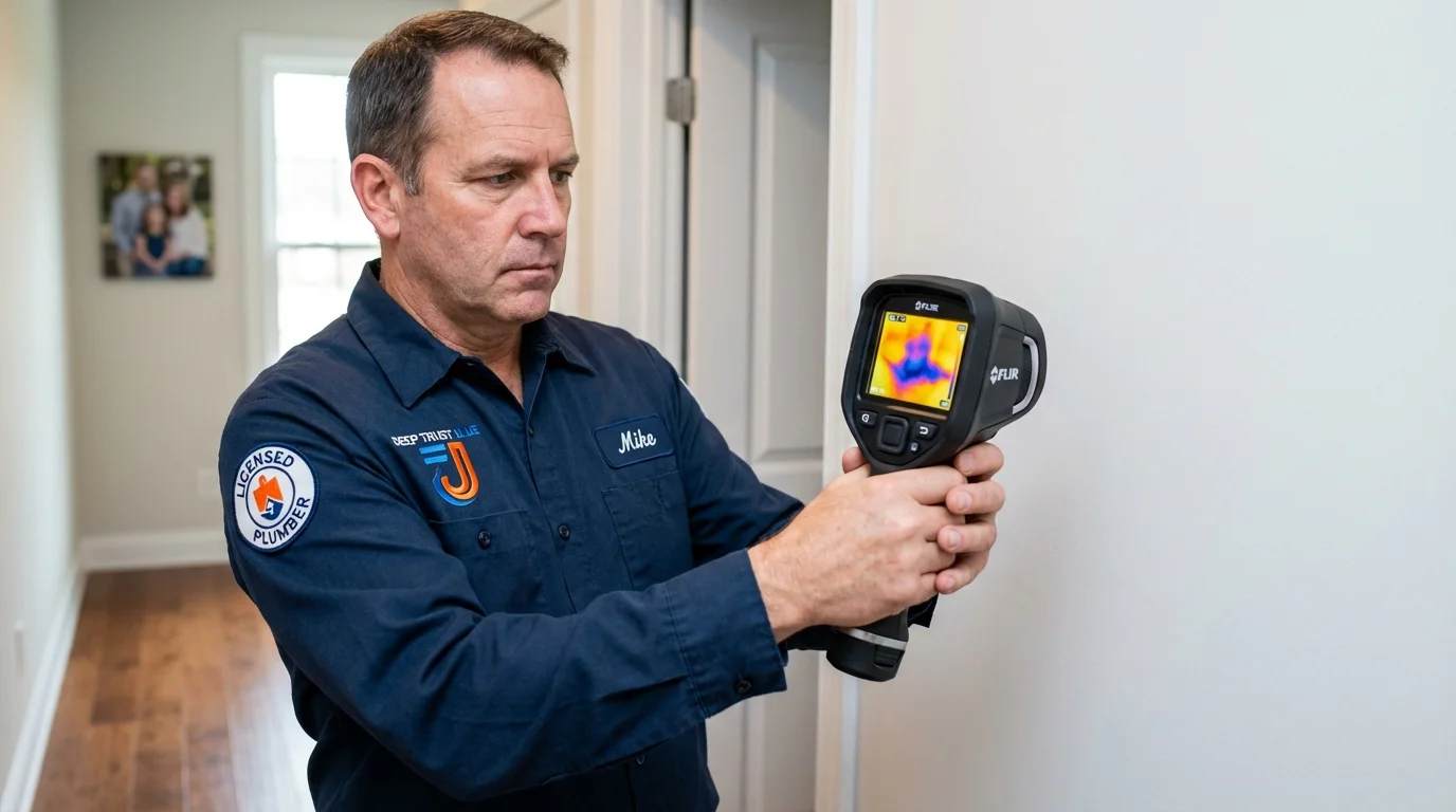 Thermal imaging leak detection by Johns Plumbing LLC in Fultondale